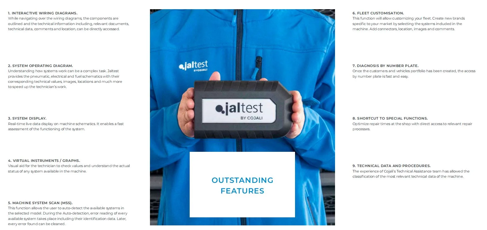Outstanding features jaltest