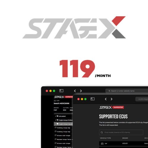 StageX- oprogramowanie do remappingu- miesięczna licencja
