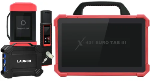 Launch X-431 Euro Tab III + ScopeBox + TSGUN